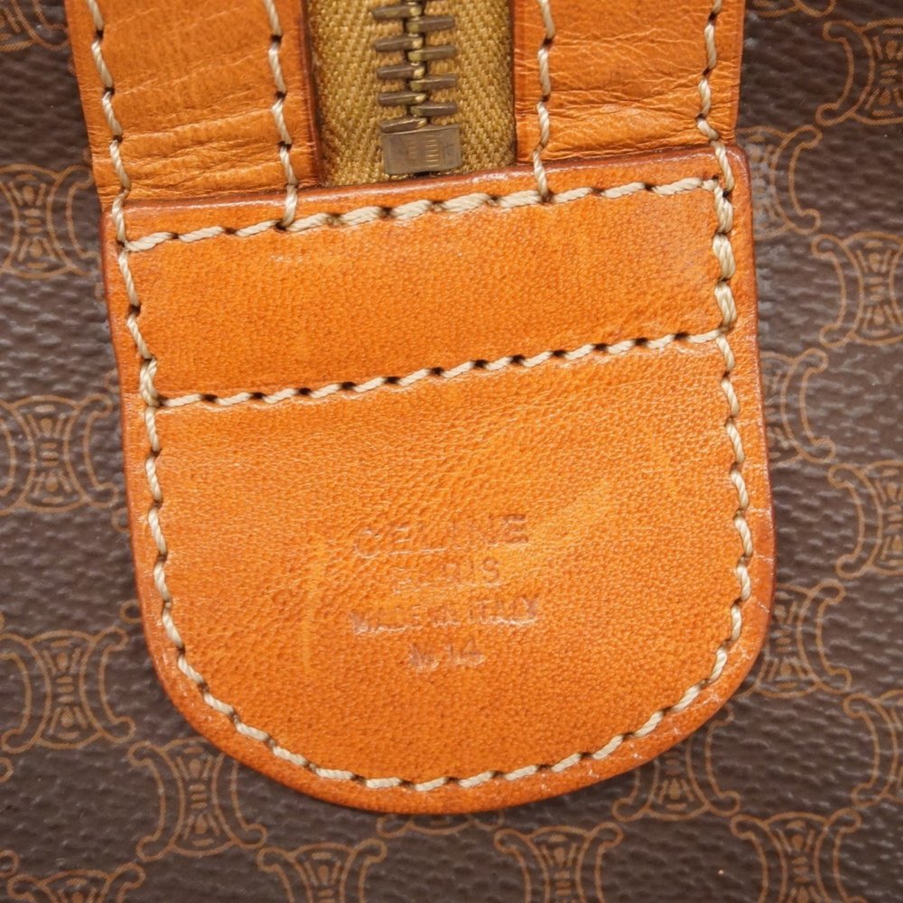 Celine Boston Bag Macadam Brown for Men and Women - Picture 5 of 16